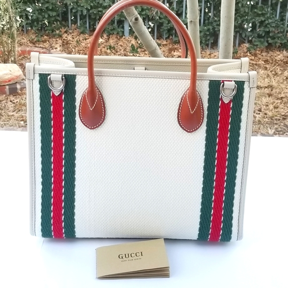 Fabulous Rare statement Auth Gucci Off The Grid  Bucket Tote handbag - Picture 6 of 16